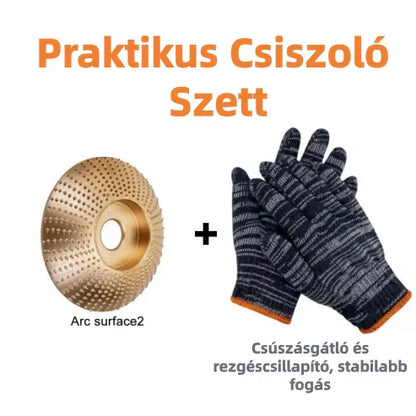 🔥Asztalos csiszolótárcsa – sarokcsiszolóhoz, késélezés és polírozás egyben