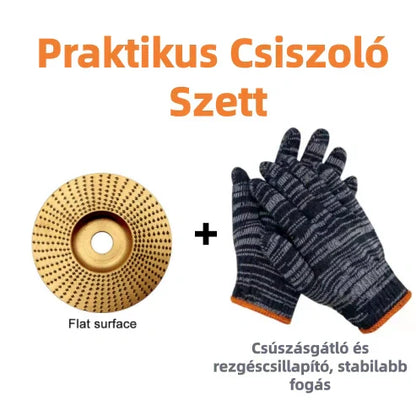 🔥Asztalos csiszolótárcsa – sarokcsiszolóhoz, késélezés és polírozás egyben