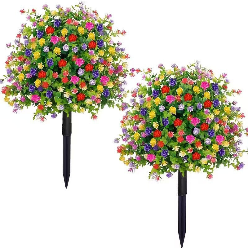 【🔥2+1 ingyen】🌸Műfák cserépben, talajba szúrható rögzítőkarókkal