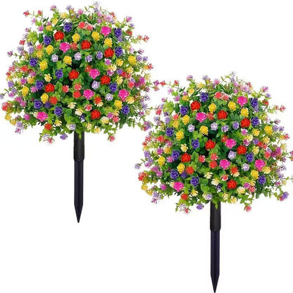 【🔥2+1 ingyen】🌸Műfák cserépben, talajba szúrható rögzítőkarókkal