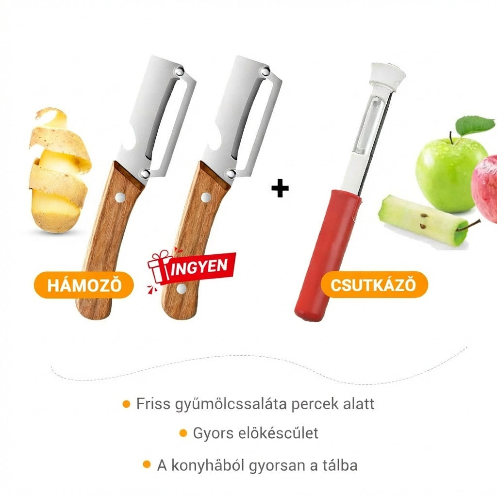 【🔥354 termék maradt】🥕Többfunkciós Konyhakés