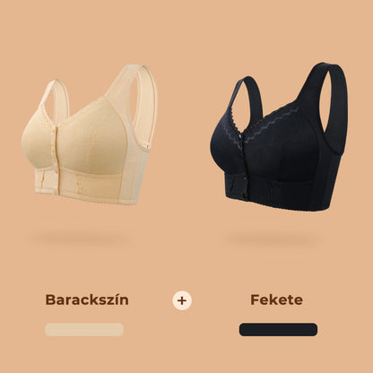 【🔥1+1 ingyen】💞Légáteresztő, kényelmes női melltartó elülső kapoccsal