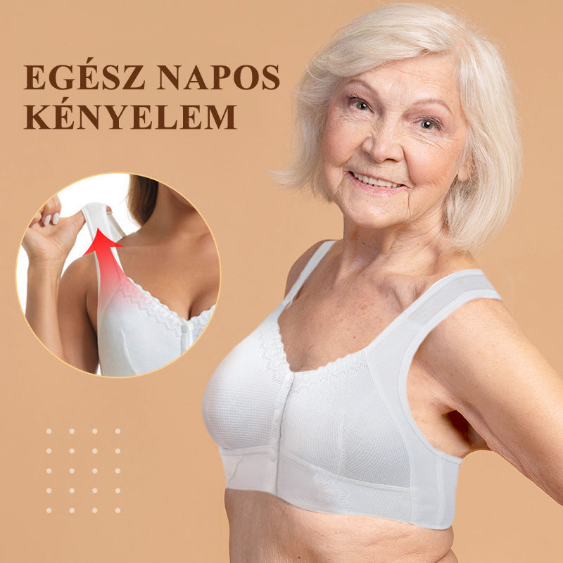 【🔥1+1 ingyen】💞Légáteresztő, kényelmes női melltartó elülső kapoccsal