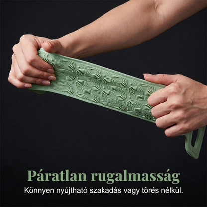 🛁Kényelmes szilikon hátmosó kefe – 💦Könnyebb tisztálkodás hajolgatás nélkül