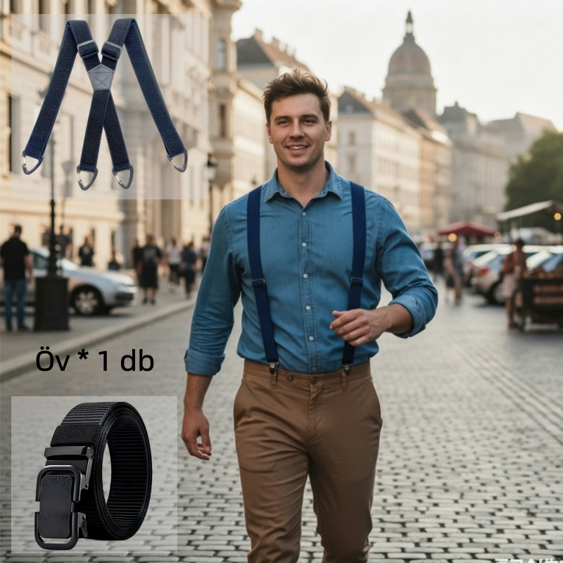 【🔥Legnépszerűbb termékek】👖Férfi munkaruha nadrág vállpánttal