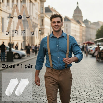 【🔥Legnépszerűbb termékek】👖Férfi munkaruha nadrág vállpánttal