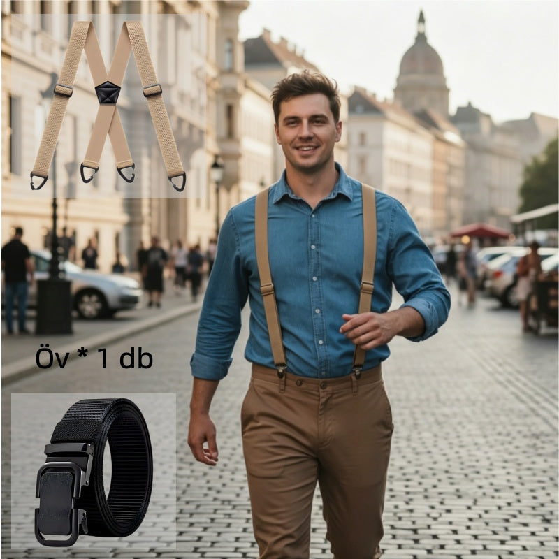 【🔥Legnépszerűbb termékek】👖Férfi munkaruha nadrág vállpánttal