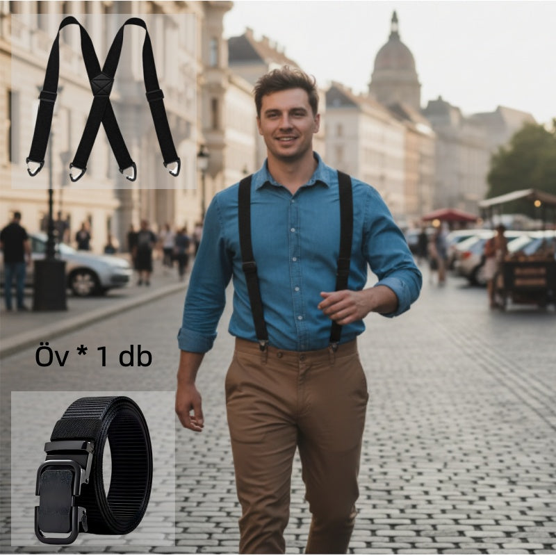 【🔥Legnépszerűbb termékek】👖Férfi munkaruha nadrág vállpánttal
