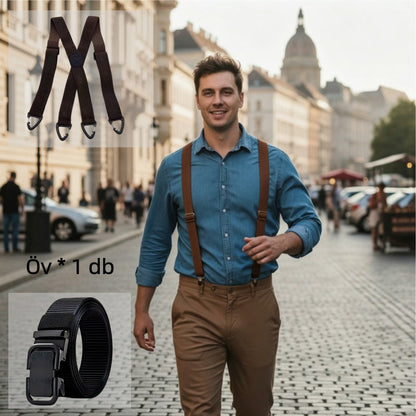 【🔥Legnépszerűbb termékek】👖Férfi munkaruha nadrág vállpánttal