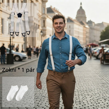 【🔥Legnépszerűbb termékek】👖Férfi munkaruha nadrág vállpánttal
