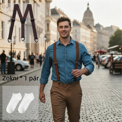 【🔥Legnépszerűbb termékek】👖Férfi munkaruha nadrág vállpánttal