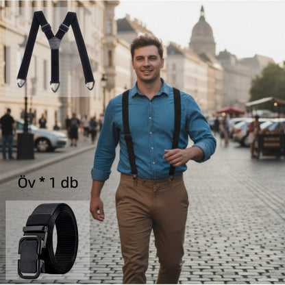 【🔥Legnépszerűbb termékek】👖Férfi munkaruha nadrág vállpánttal
