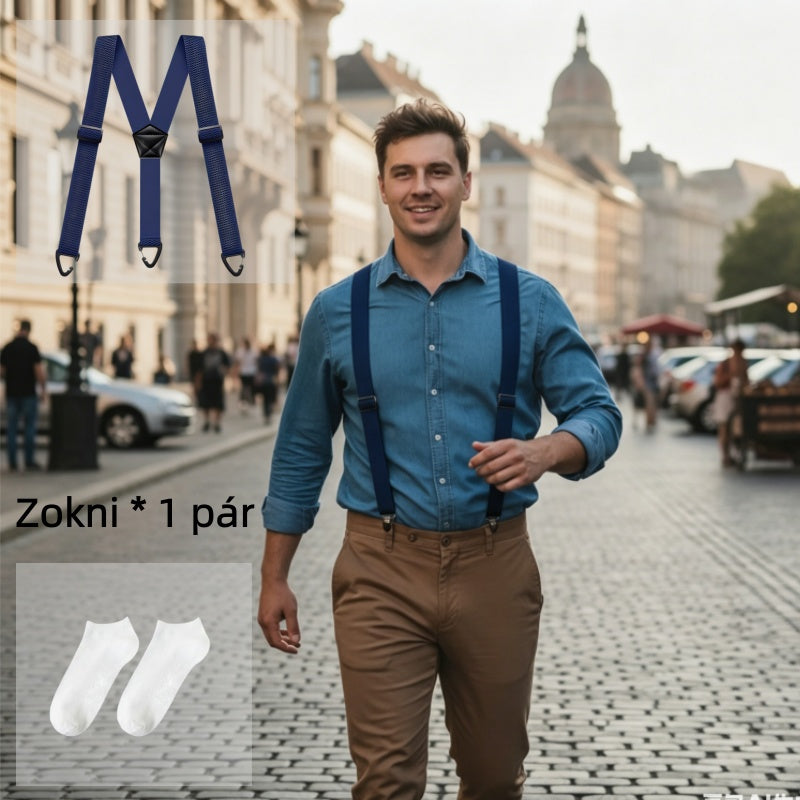 【🔥Legnépszerűbb termékek】👖Férfi munkaruha nadrág vállpánttal
