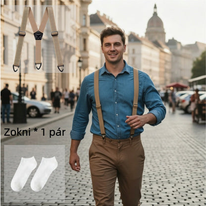 【🔥Legnépszerűbb termékek】👖Férfi munkaruha nadrág vállpánttal