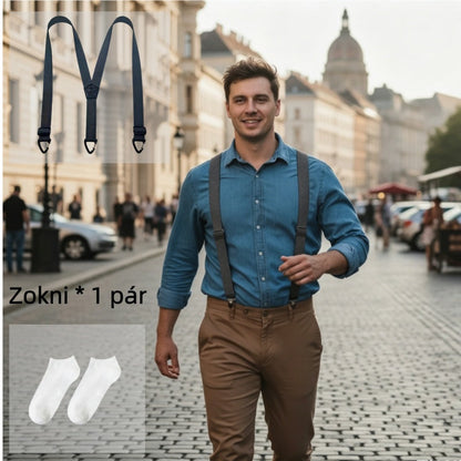 【🔥Legnépszerűbb termékek】👖Férfi munkaruha nadrág vállpánttal