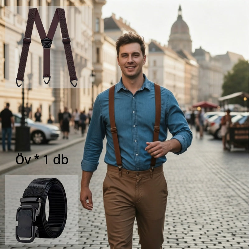 【🔥Legnépszerűbb termékek】👖Férfi munkaruha nadrág vállpánttal