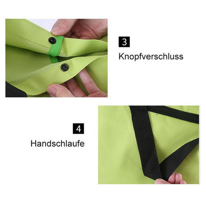 🛍️✨Átalakítható bevásárlótáska – elrejti a kerekeket, 20 kg-ot bír, cipzárral bővíthető!