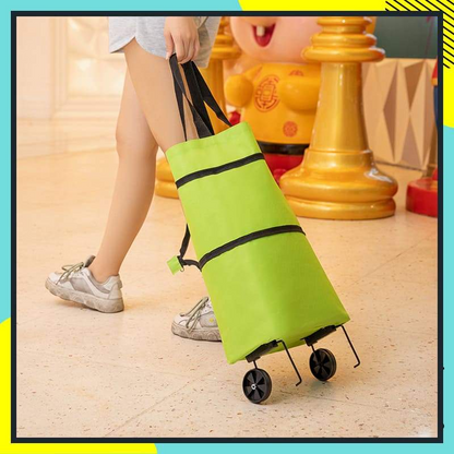 🛍️✨Átalakítható bevásárlótáska – elrejti a kerekeket, 20 kg-ot bír, cipzárral bővíthető!