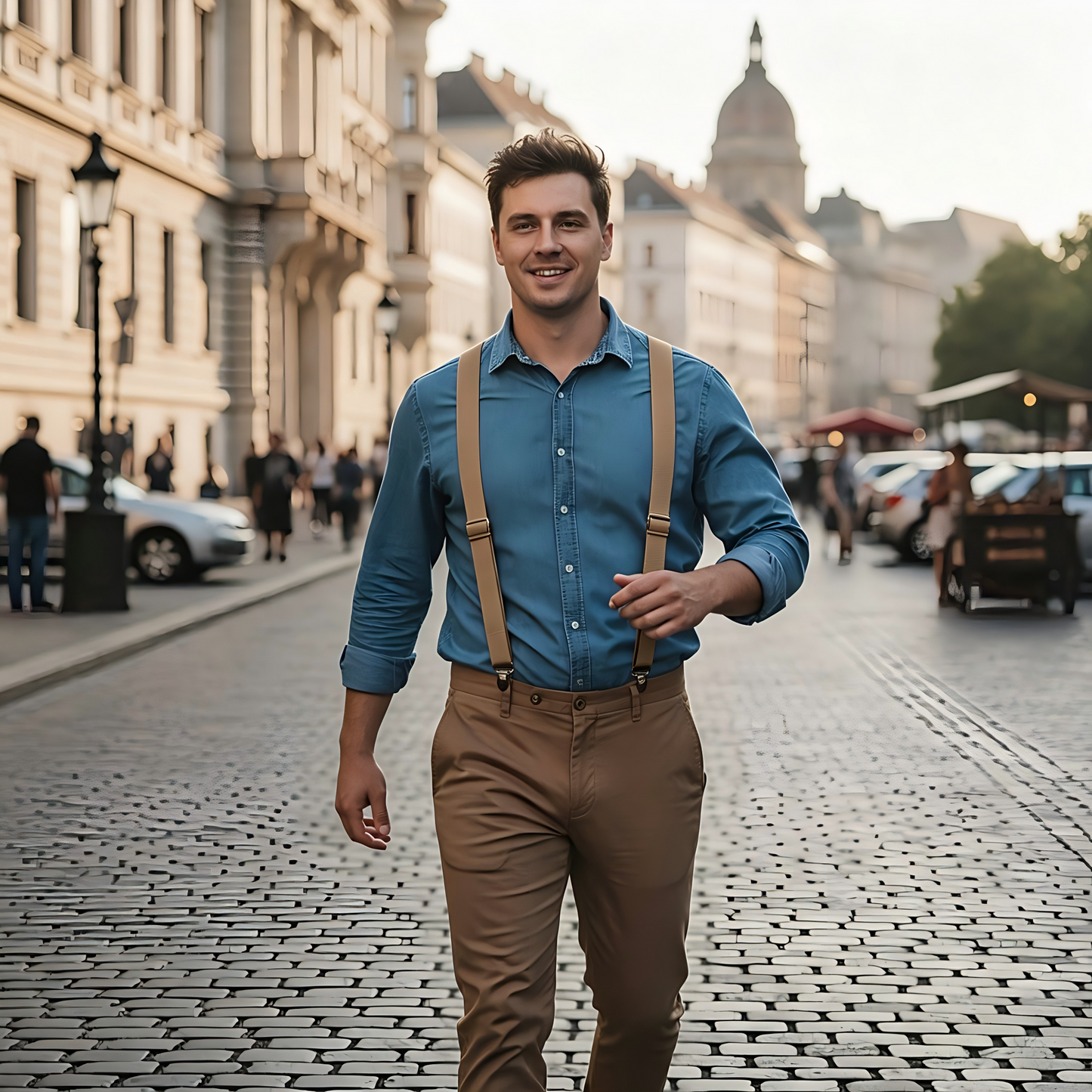 【🔥Legnépszerűbb termékek】👖Férfi munkaruha nadrág vállpánttal