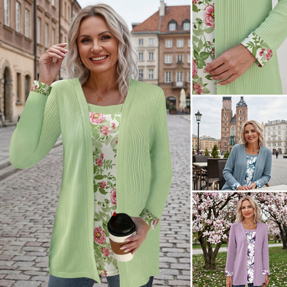 【S-2XL】👚Női alkalmi divatos patchwork felső
