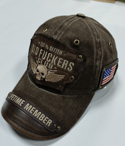 ✨Old Fuckers Club - 🧢3D-s retro baseball sapka