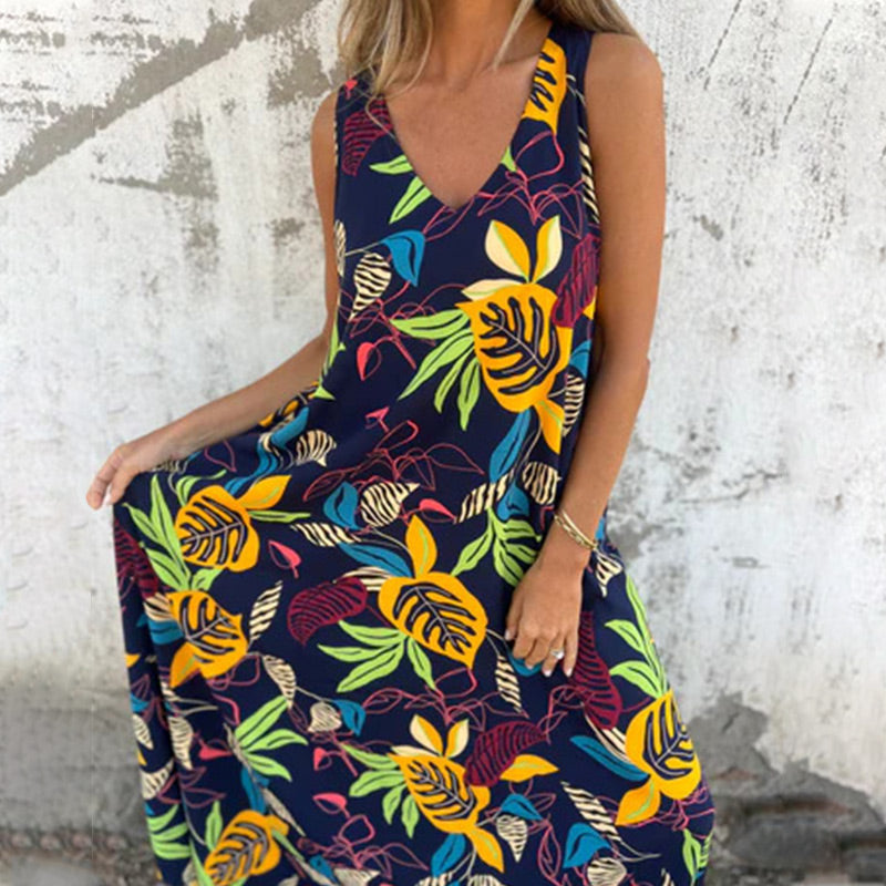 【S-3XL】🌺Laza, mintás ruha