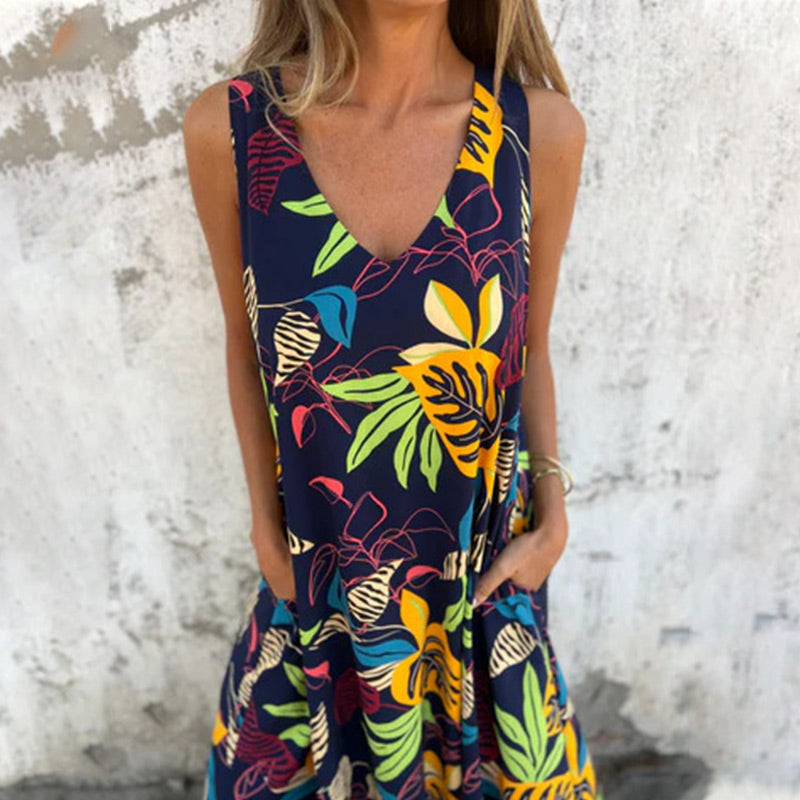 【S-3XL】🌺Laza, mintás ruha