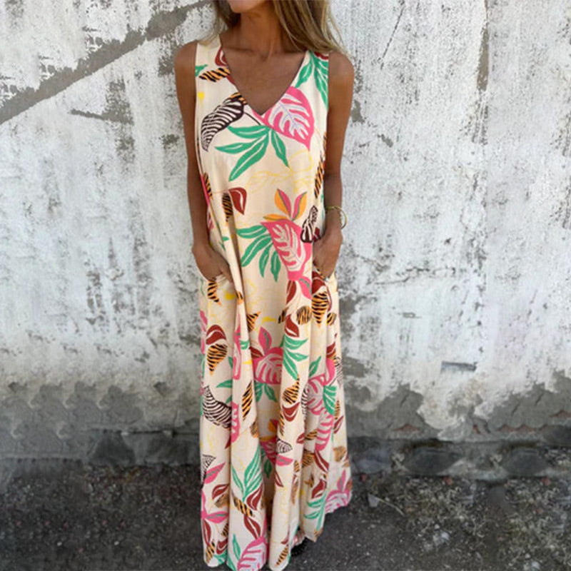 【S-3XL】🌺Laza, mintás ruha