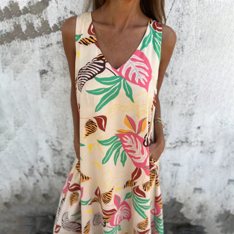 【S-3XL】🌺Laza, mintás ruha
