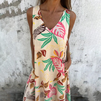 【S-3XL】🌺Laza, mintás ruha