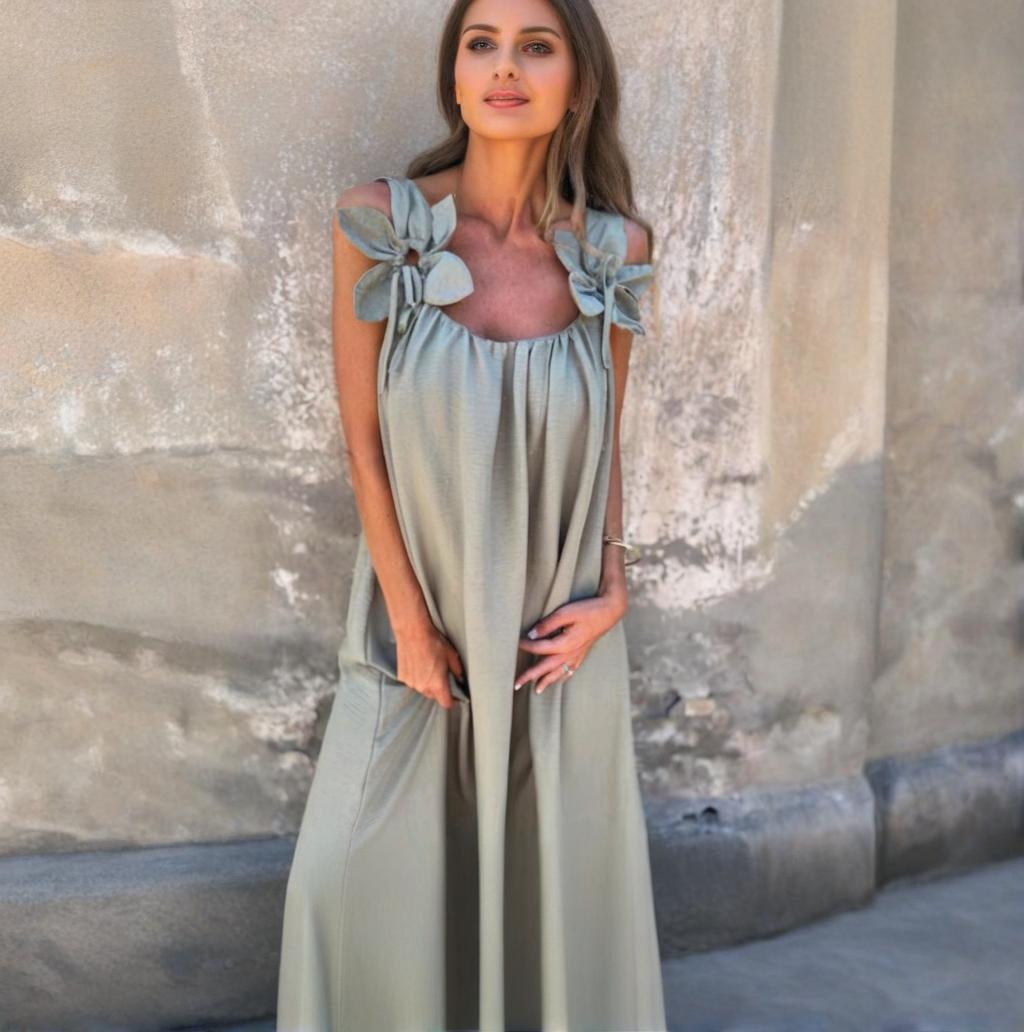【S-3XL】💐Női elegáns virágos virágos Halter ruhák