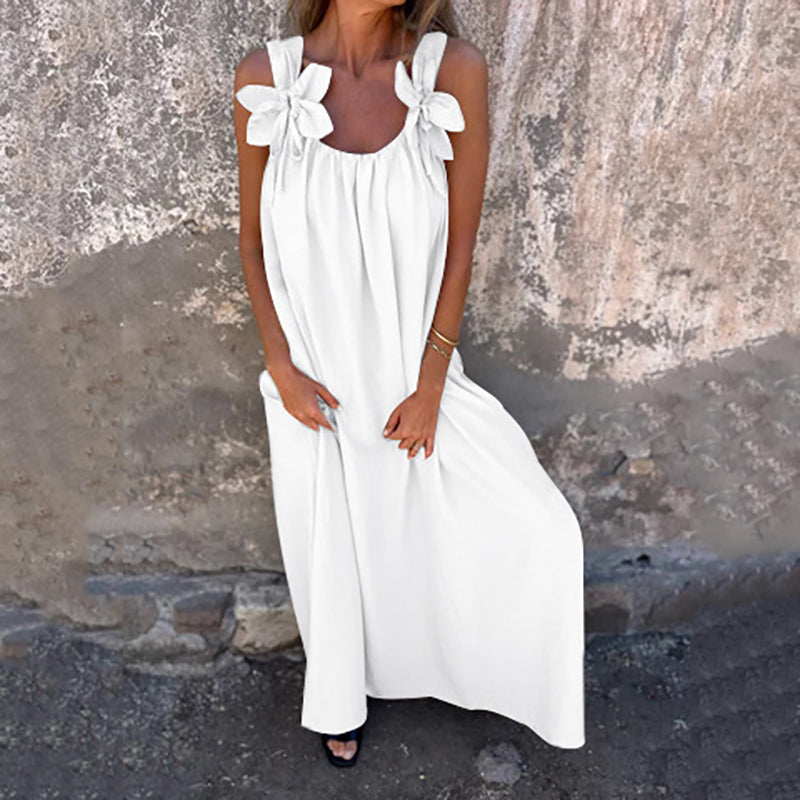 【S-3XL】💐Női elegáns virágos virágos Halter ruhák