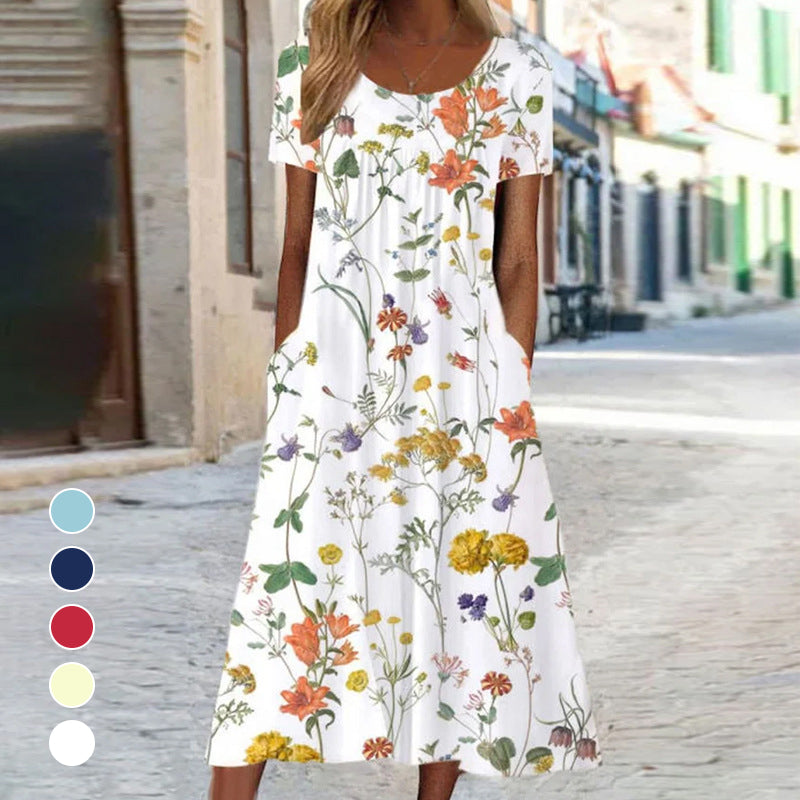 【S-3XL】💐Női maxi ruha virágos mintával