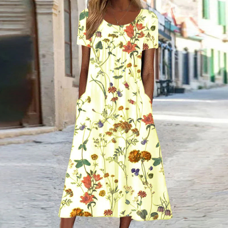 【S-3XL】💐Női maxi ruha virágos mintával