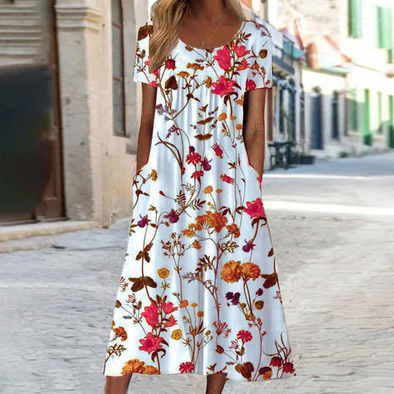 【S-3XL】💐Női maxi ruha virágos mintával