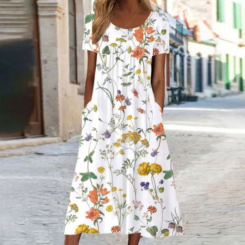 【S-3XL】💐Női maxi ruha virágos mintával