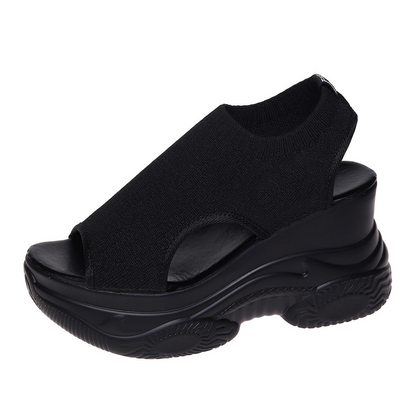 【🔥EU 34-40】👡Női, nyitott orrú, ferde sarkú szandál