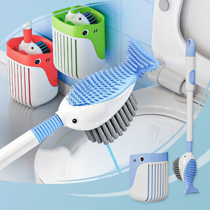 ✨🏡 Falra szerelhető tapadókorongos WC tisztítókefe készlet