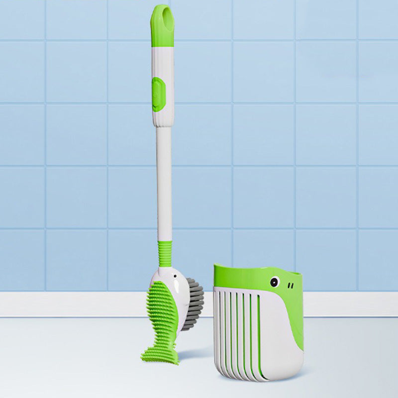 ✨🏡 Falra szerelhető tapadókorongos WC tisztítókefe készlet