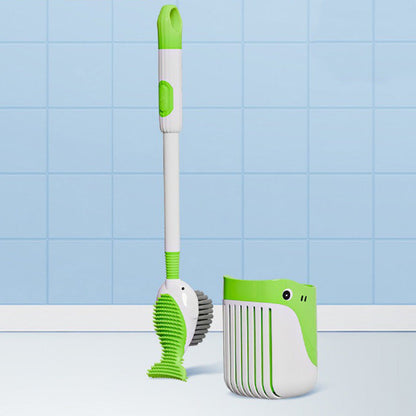 ✨🏡 Falra szerelhető tapadókorongos WC tisztítókefe készlet