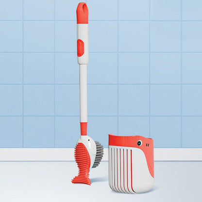 ✨🏡 Falra szerelhető tapadókorongos WC tisztítókefe készlet