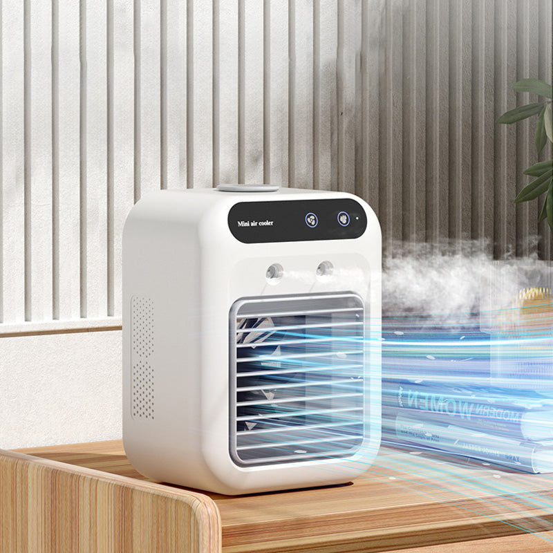 ❄️Mini hordozható légkondicionáló hűtő és párásító funkcióval