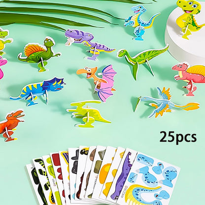 🦗DIY rajzfilm 3D összerakós puzzle – 🧩Kreatív, fejlesztő játék