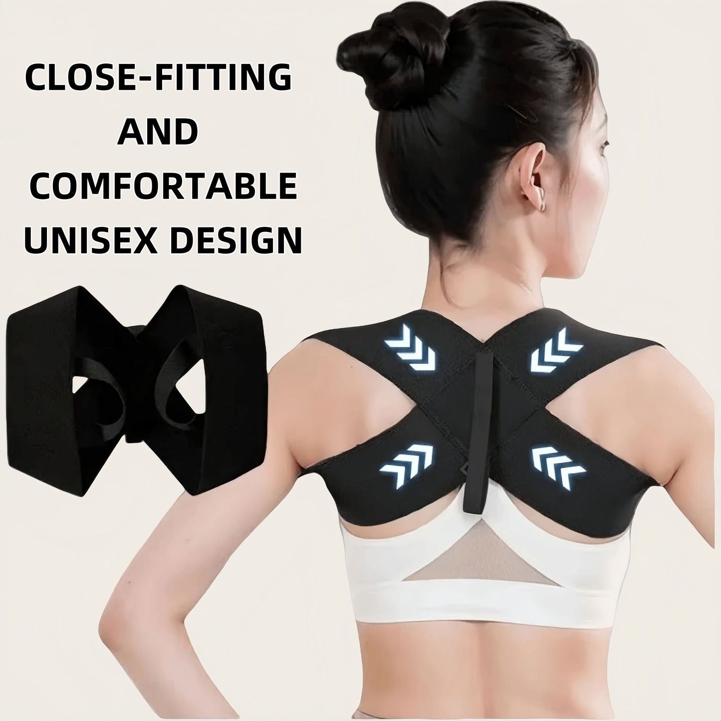【🔥1+1 ingyen】🏆️Hátul testtartás-korrekciós öv férfiak és nők számára