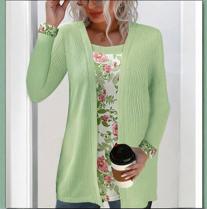 【S-2XL】👚Női alkalmi divatos patchwork felső
