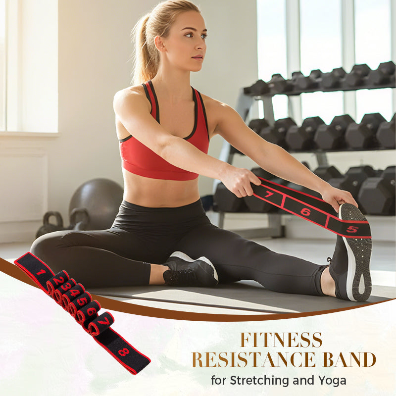 【🔥3+1 ingyen】🥰Fitness ellenállás szalag nyújtáshoz és jógához