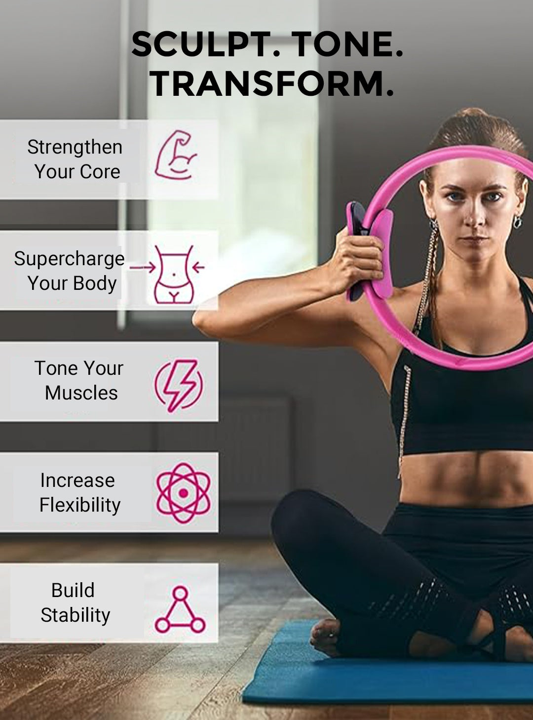 🤸‍♀️Pilates Ring Fitness edző