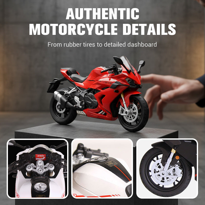 🏍️Motorkerékpár modell 1:12 méretarányban