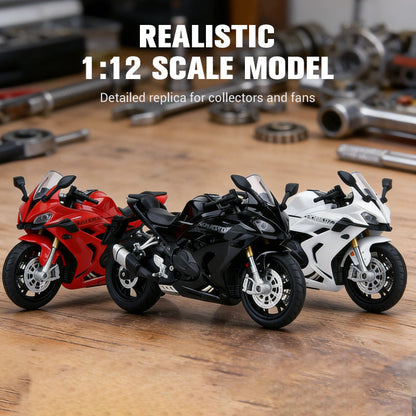 🏍️Motorkerékpár modell 1:12 méretarányban