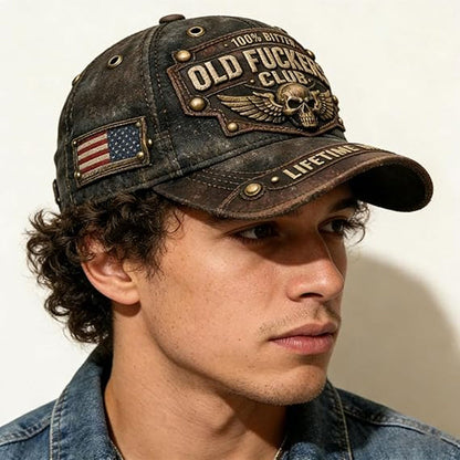 ✨Old Fuckers Club - 🧢3D-s retro baseball sapka